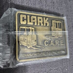 Clark C.A.R.E. Belt Buckle Remanufactured Electric Motors‎ Forklift  NOS